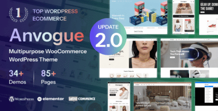 Anvogue - Multipurpose WooCommerce WordPress Theme